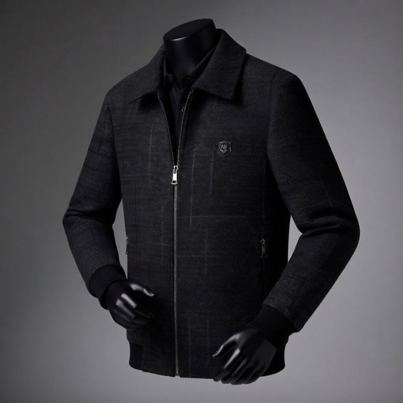 Harlock Jaket Pria Hitam 4