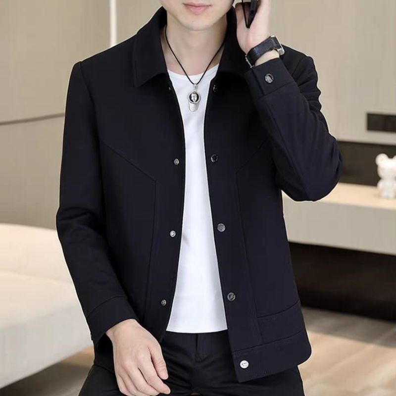 Jaket Kasual Hitam