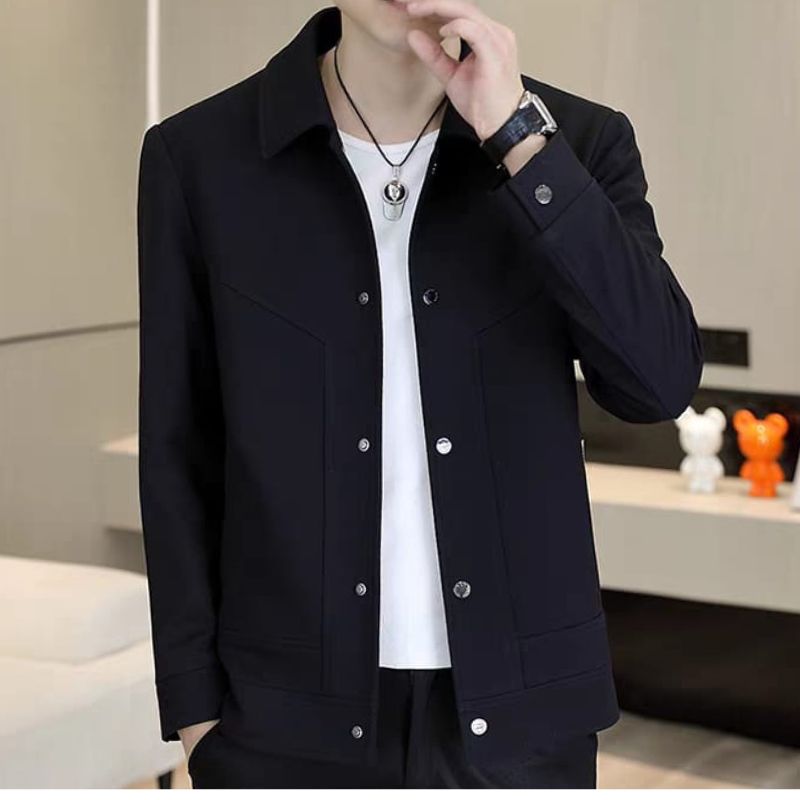 Jaket Kasual Hitam 3