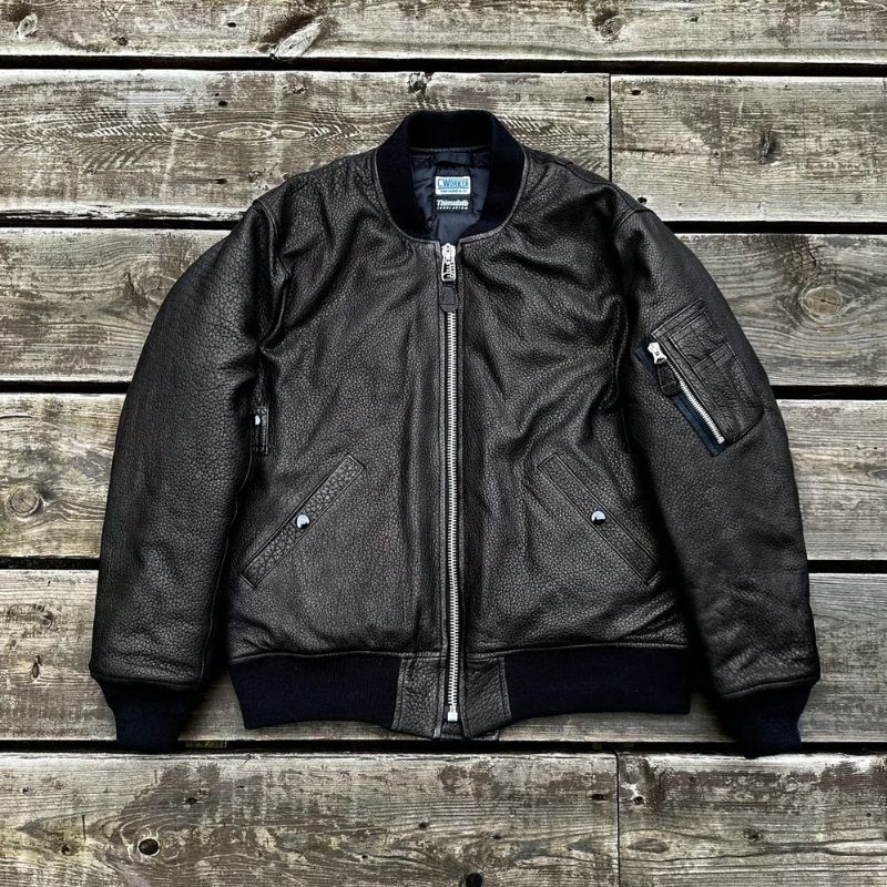 Jaket Kulit Bomber 1