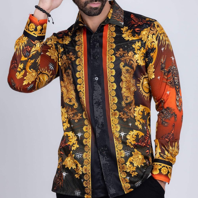 Kemeja Batik Golden Luxe