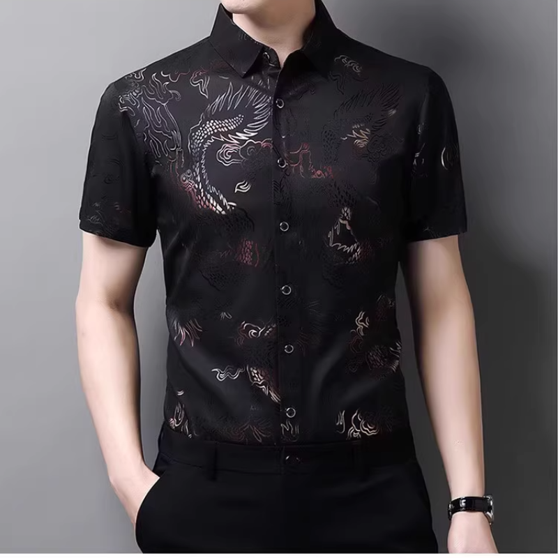 Kemeja Motif Naga Zafren
