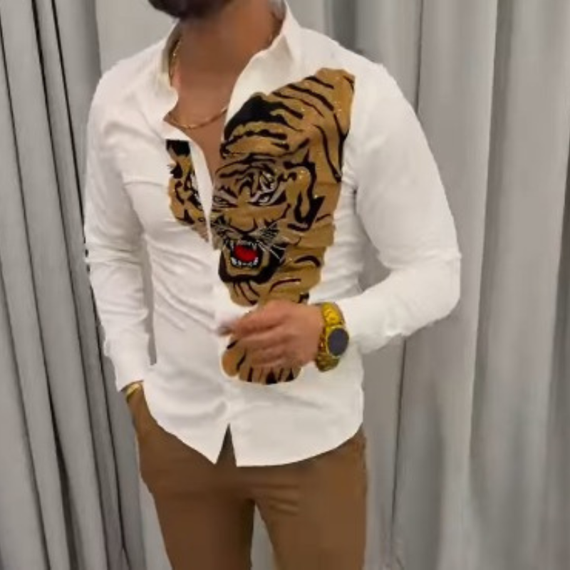 Kemeja Tiger Novrix