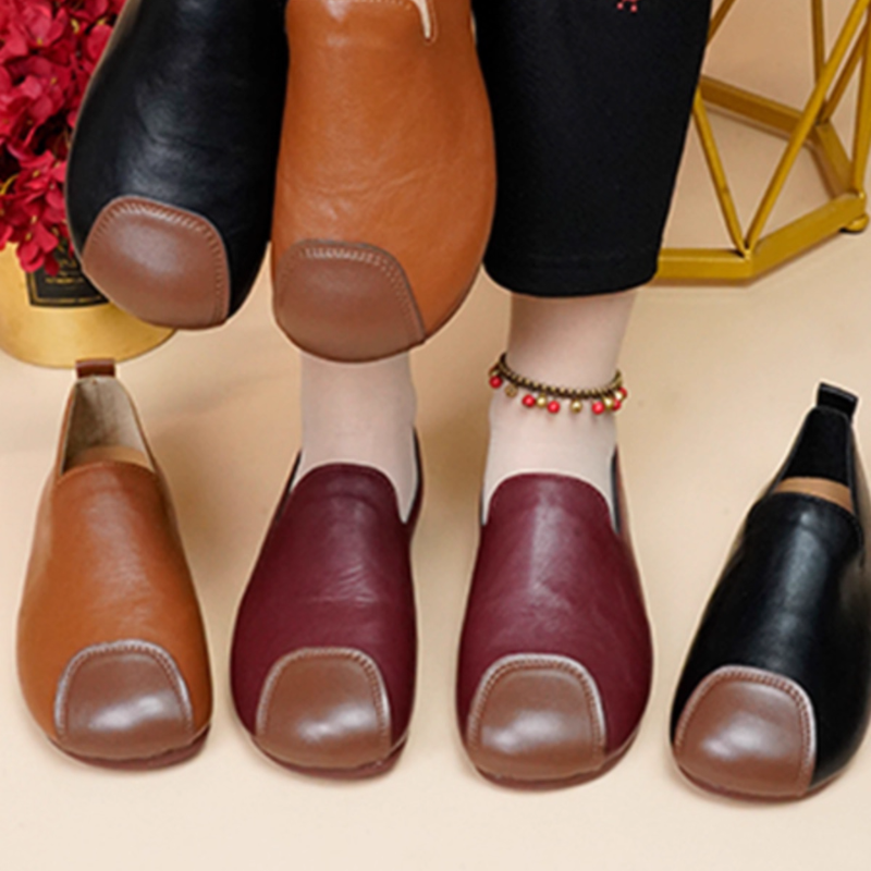 Slip On Kulit Wanita Premium