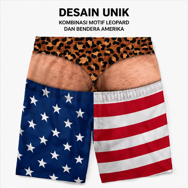 CELANA SANTAI LEOPARD LIAR