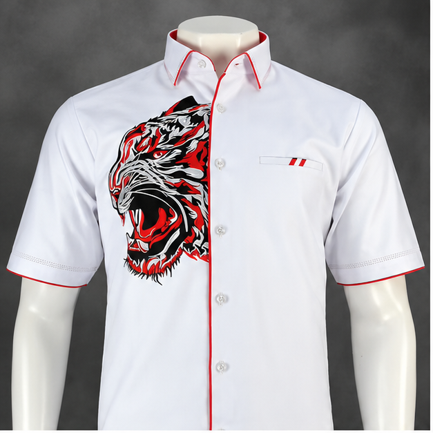 Kemeja Aura Macan Merah