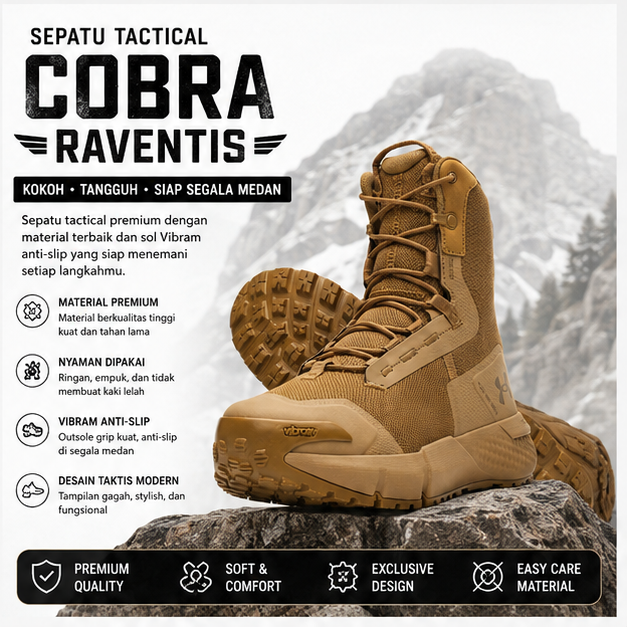 Sepatu Tactical Cobra Raventis