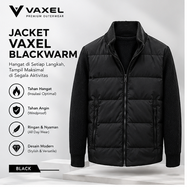 JACKET VAXEL BLACKWARM