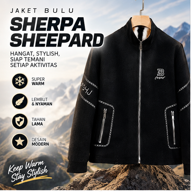 JAKET BULU SHERPA SHEPARD