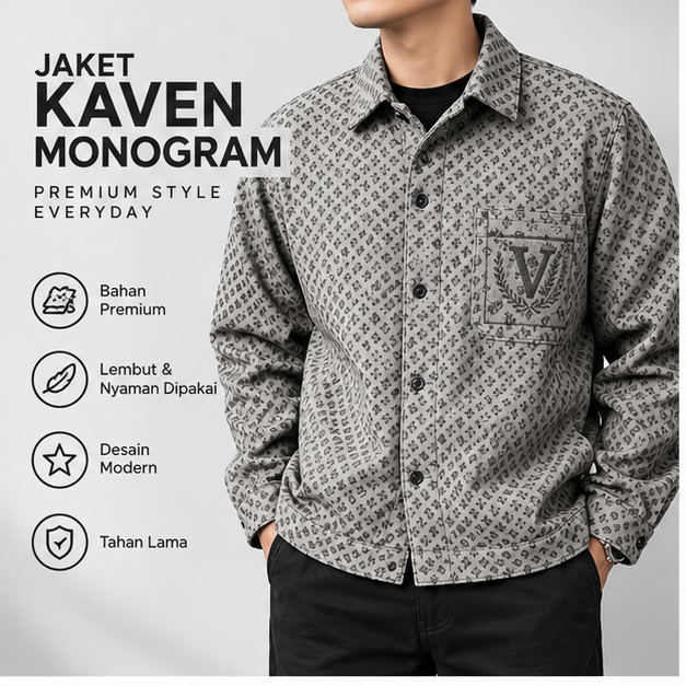 JAKET KAVEN MONOGRAM