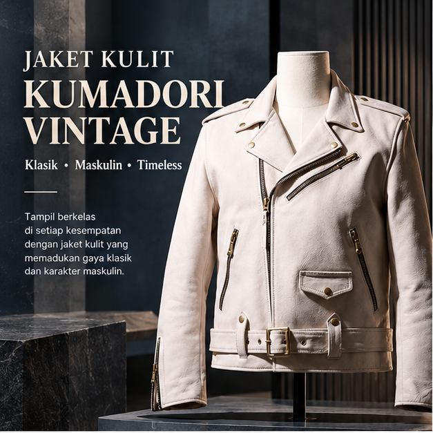 JAKET KULIT KUMADORI VINTAGE