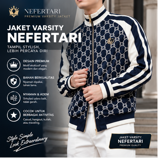 Jaket Varsity Nefertari