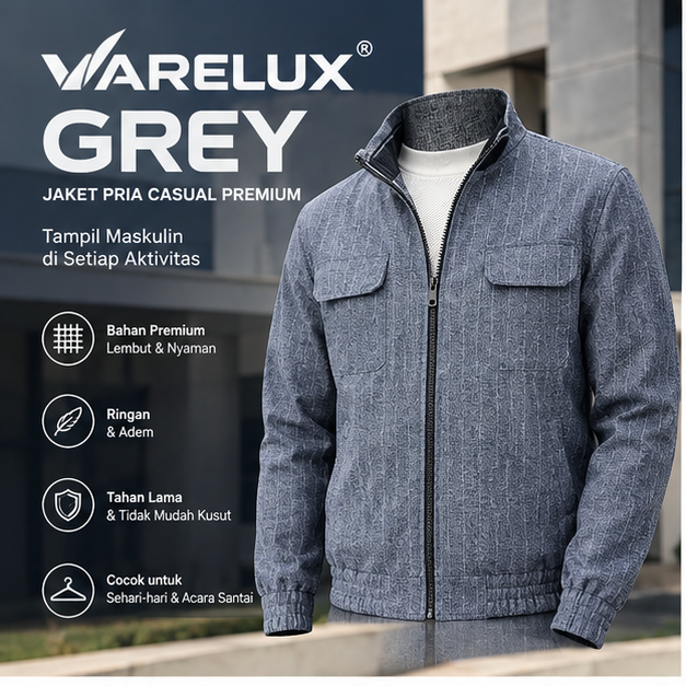 JAKET VARELUX GREY