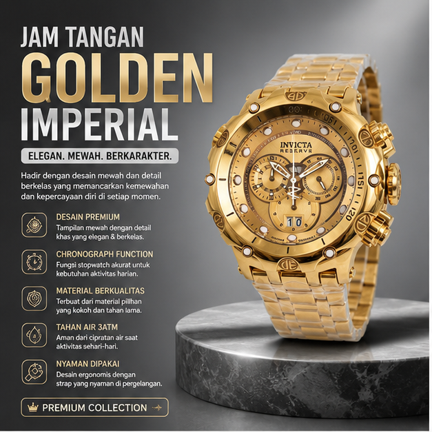 Jam Tangan Golden Imperial