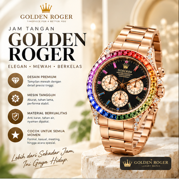 JAM TANGAN GOLDEN ROGER