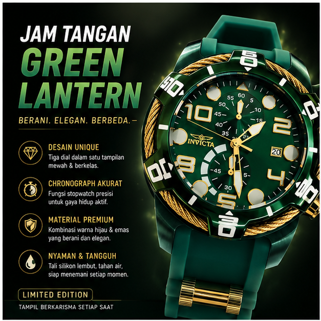 JAM TANGAN GREEN LANTERN