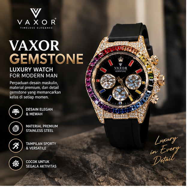 JAM TANGAN VAXOR GEMSTONE