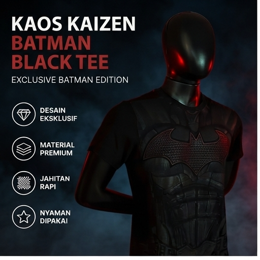 KAOS KAIZEN BATMAN BLACK TEE