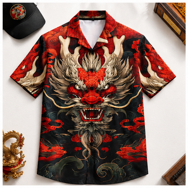 KEMEJA DRAGON EMPEROR