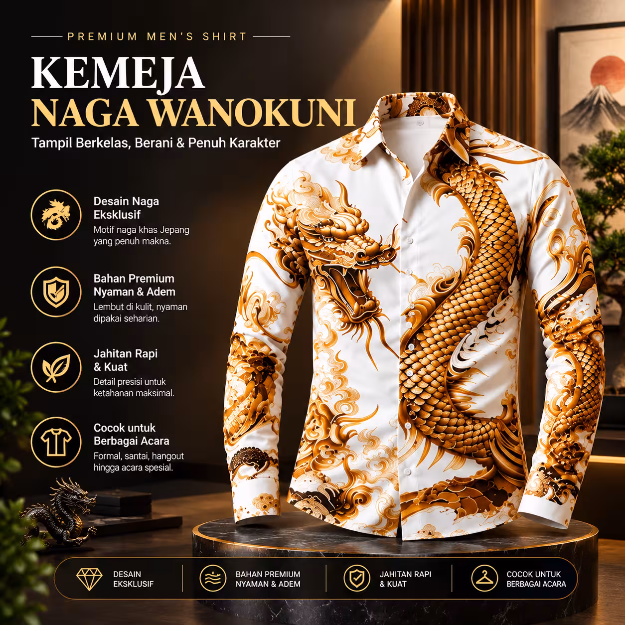KEMEJA NAGA WANOKUNI