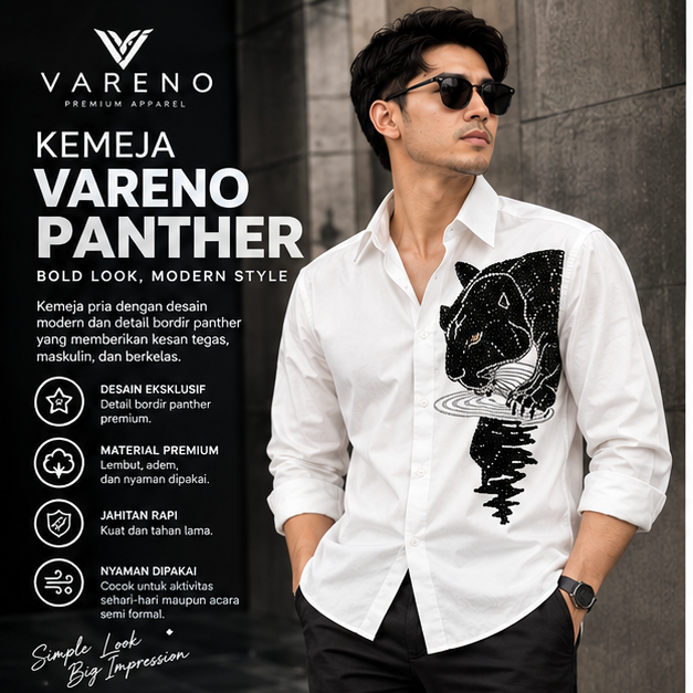 Kemeja Vareno Panther