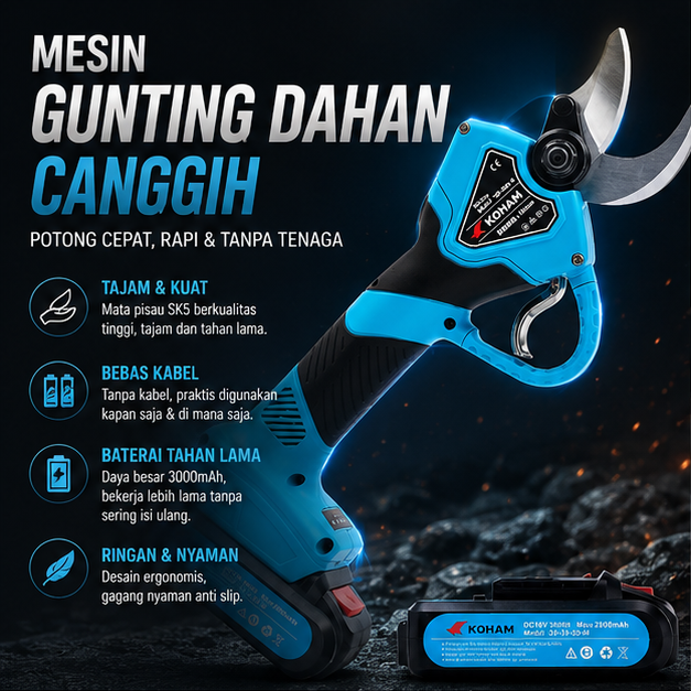 Mesin Gunting Dahan Canggih