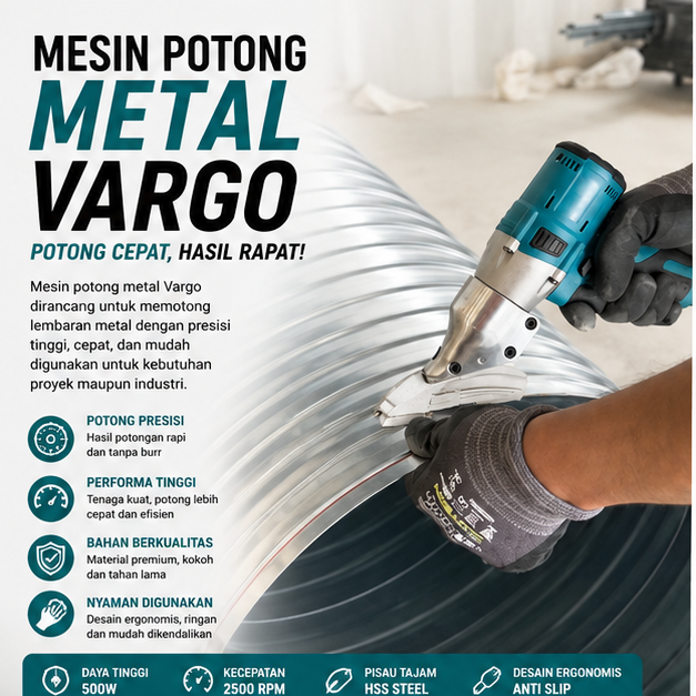 Mesin Potong Metal Vargo