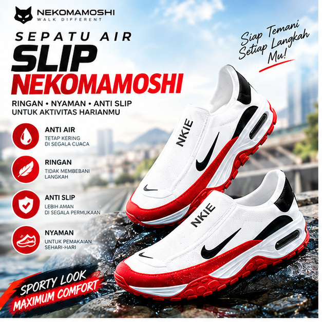SEPATU AIR SLIP NEKOMAMOSHI