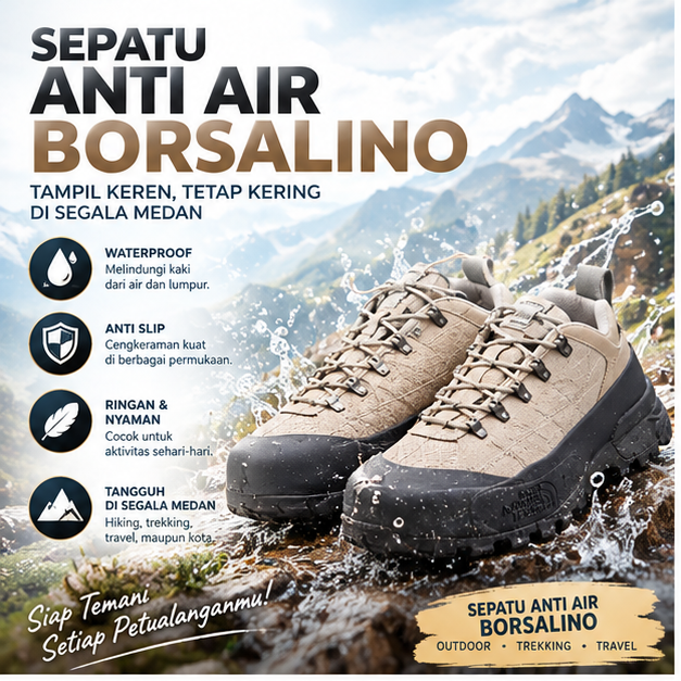 SEPATU ANTI AIR BORSALINO
