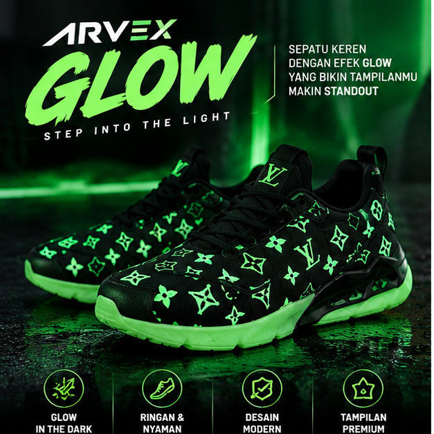 Sepatu Arvex Glow