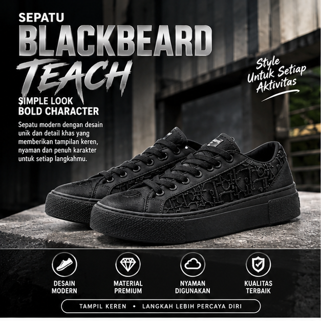 SEPATU BLACKBEARD TEACH