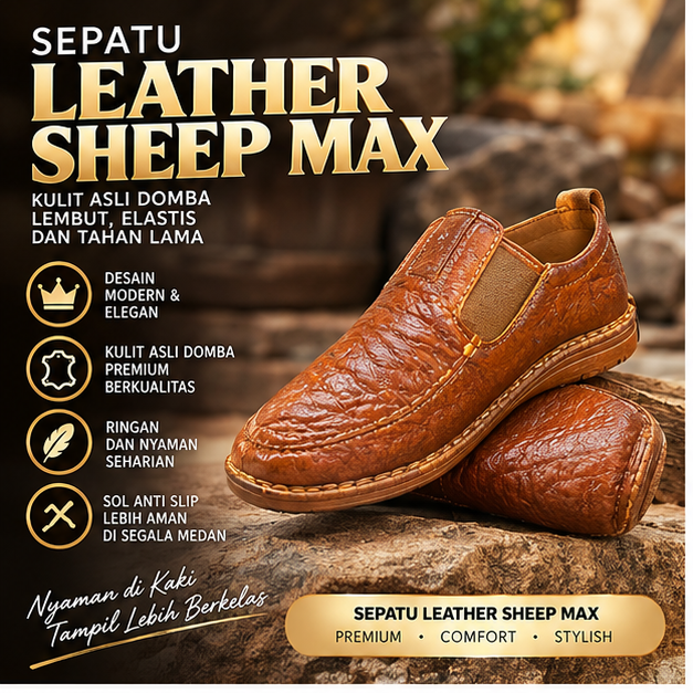 Sepatu Leather Sheep Max