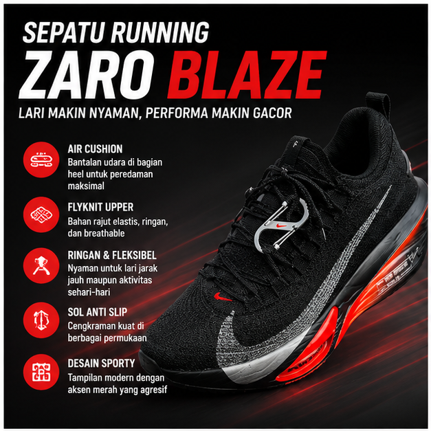 SEPATU RUNNING ZARO BLAZE