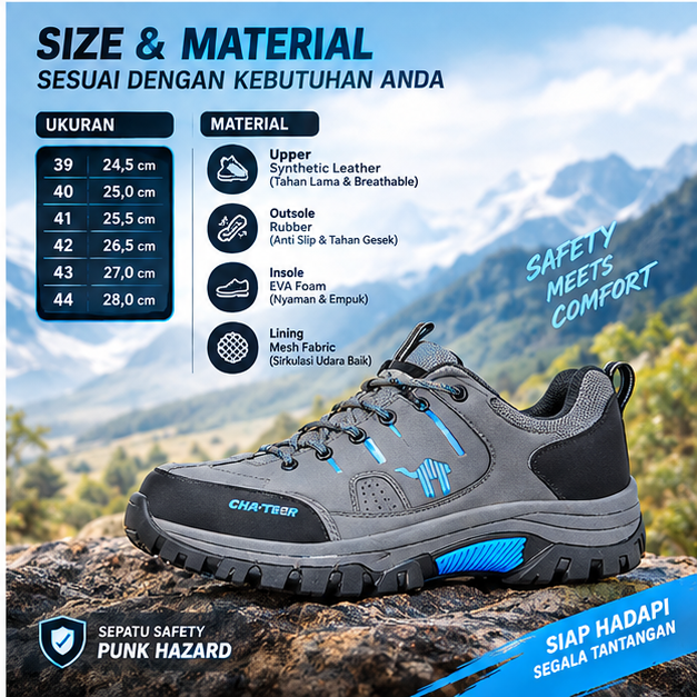 Sepatu Safety Punk Hazard