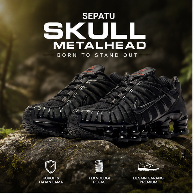 Sepatu Skull Metalhead