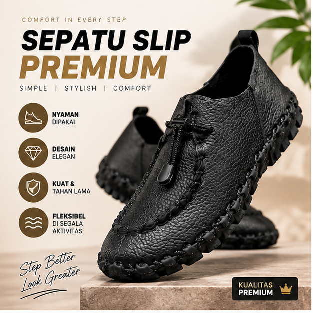 Sepatu Slip Premium