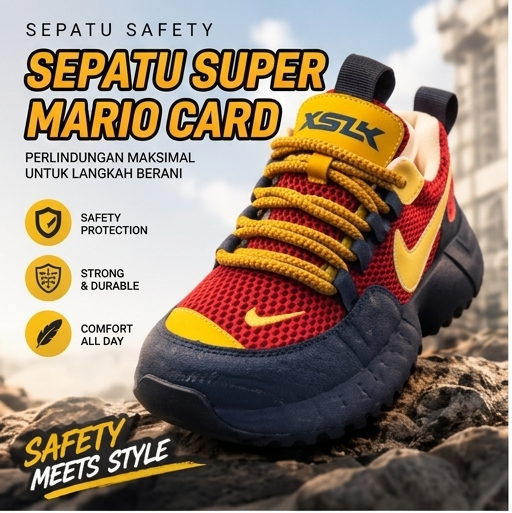 Sepatu Super Mario Card