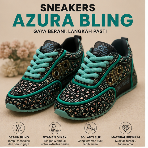 Sneakers Azura Bling