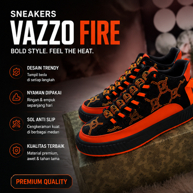 SNEAKERS VAZZO FIRE