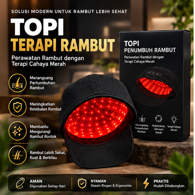 PRODUK TOPI TERAPI RAMBUT