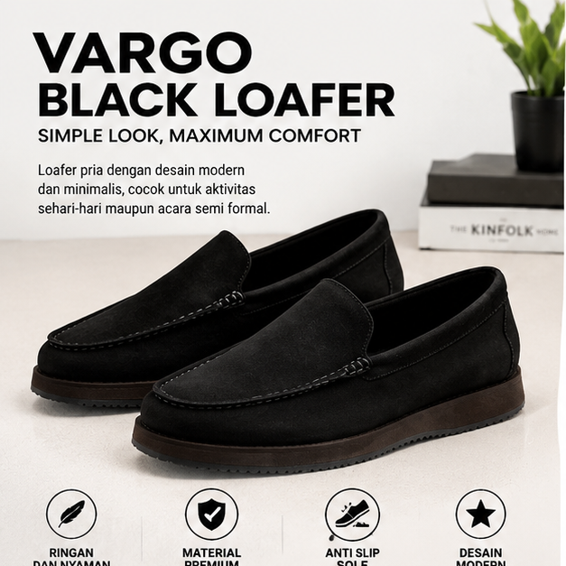 Vargo Black Loafer