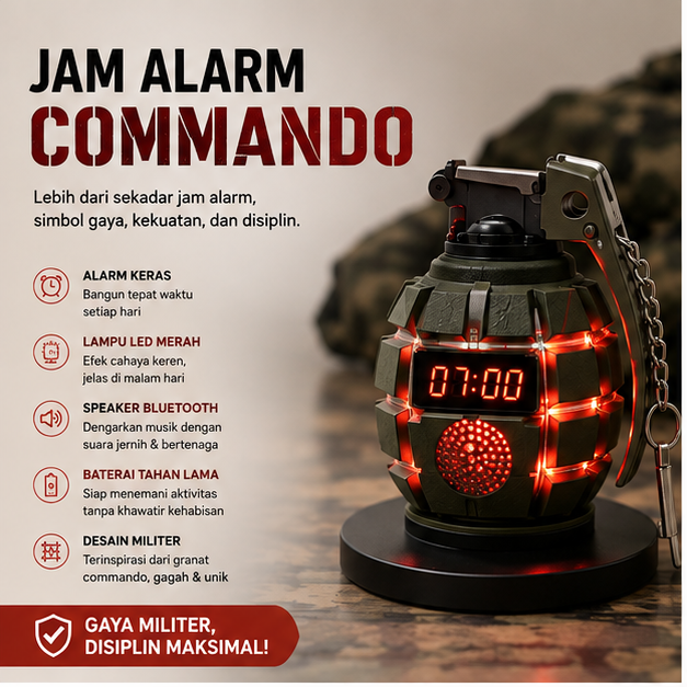 Jam Alarm Commando